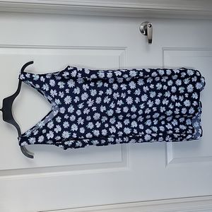❄️ ✅️ Old Navy Navy with White Flowers Dress